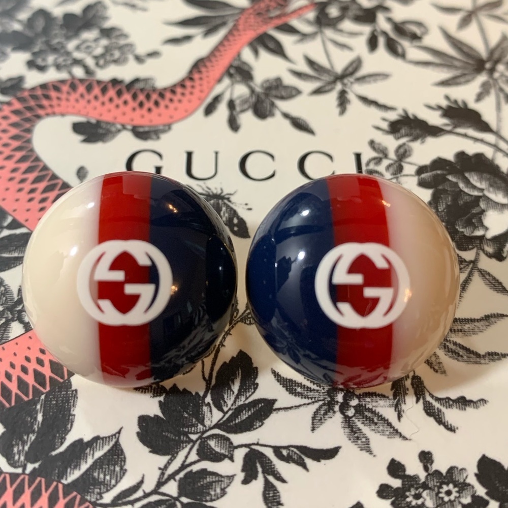 Gucci Web Stud Earrings